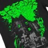 Promo ⭐ BESERK CLOTHING Bats Graveyard Creeper [Green] | T-SHIRT 🥰
