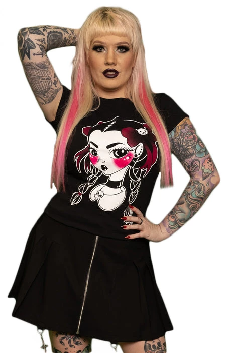 Hot Sale π BESERK CLOTHING π¦ Halloween Not Your Wednesday | FITTED T-SHIRT 𧨠4 Hot Sale π BESERK CLOTHING π¦ Halloween Not Your Wednesday | FITTED T-SHIRT 𧨠- Image 2