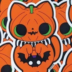 Flash Sale ✨ BESERK CLOTHING Bats Pumpkitty | VINYL STICKER 😀 -Halloween Sales Beserk pumpkitty sticker 02 9f2a6050 58ce 4dd1 bc33 58ea845dd191 700x700