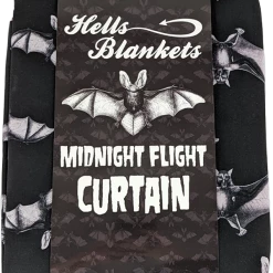 Deals 🌟 HELLS BLANKETS Bats Midnight Flight | CURTAIN 👍 -Halloween Sales HELLSBLANKETSMIDNIGHTFLIGHTCURTAIN1 700x700