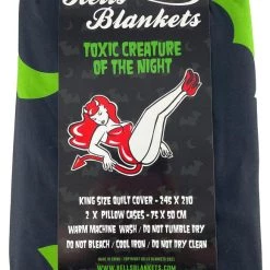 Discount 🎁 HELLS BLANKETS Bats Creature Of The Night [Toxic] | KING QUILT SET* ✔️ -Halloween Sales Hells Blankets Creature of the Night Toxic 02 47000d27 a1a6 4ef9 ab12 42bea1ef129d 700x700
