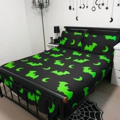 Promo 💯 HELLS BLANKETS Bats Creature Of The Night [Toxic] | SUPER KING QUILT SET** 💯 -Halloween Sales Hells Blankets Creatureofthenight 22 d1cc6e07 05a1 4797 a921 92a0dc860200 700x700
