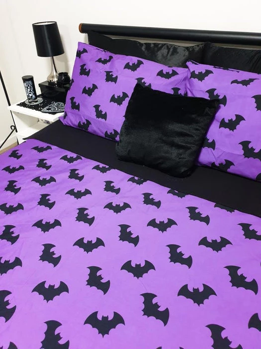Hot Sale โ๏ธ HELLS BLANKETS Twilight Bats | QUEEN QUILT SET ๐ 11 Hot Sale โ๏ธ HELLS BLANKETS Twilight Bats | QUEEN QUILT SET ๐ - Image 9
