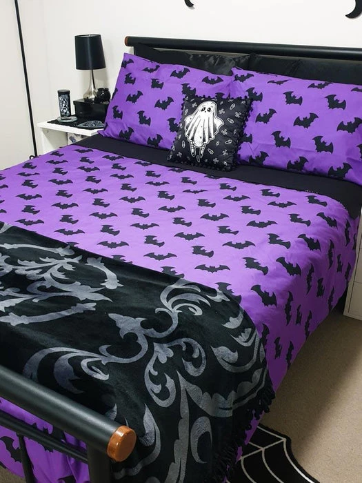 Hot Sale โ๏ธ HELLS BLANKETS Twilight Bats | QUEEN QUILT SET ๐ 5 Hot Sale โ๏ธ HELLS BLANKETS Twilight Bats | QUEEN QUILT SET ๐ - Image 3