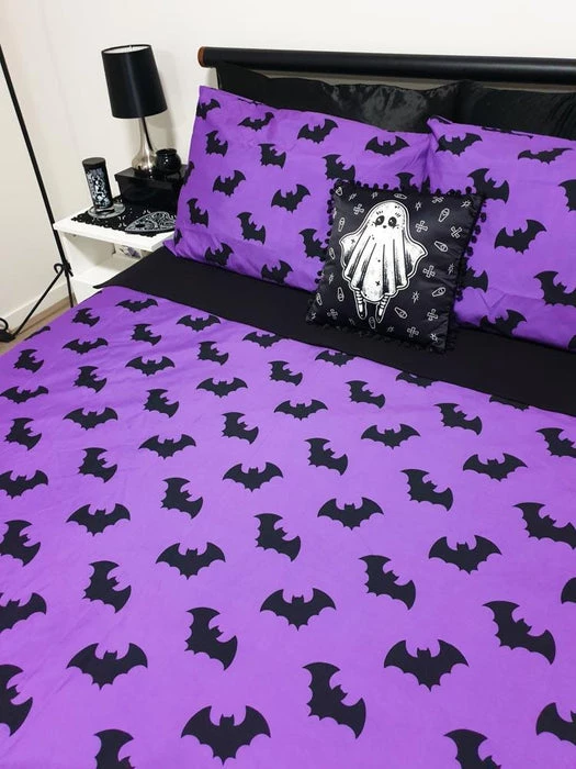 Hot Sale โ๏ธ HELLS BLANKETS Twilight Bats | QUEEN QUILT SET ๐ 13 Hot Sale โ๏ธ HELLS BLANKETS Twilight Bats | QUEEN QUILT SET ๐ - Image 11
