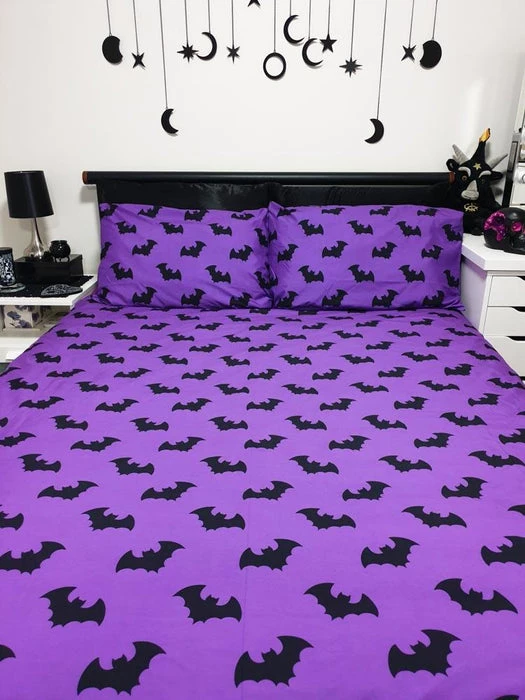Hot Sale โ๏ธ HELLS BLANKETS Twilight Bats | QUEEN QUILT SET ๐ 7 Hot Sale โ๏ธ HELLS BLANKETS Twilight Bats | QUEEN QUILT SET ๐ - Image 5
