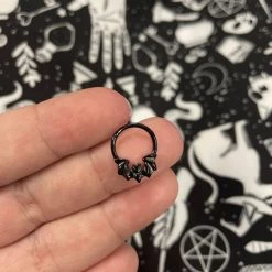 Best Pirce 🎉 BODYVIBE Bats Batty [Black] | SEPTUM CLICKER 😀 -Halloween Sales IMG 4290 69e5ffb4 233c 4655 91a2 99e3e81f0198 700x700