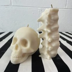 Cheap ❤️ THE BLACKENED TEETH Gothic Homewares Spine [Ivory] | SCENTED CANDLE 👏 -Halloween Sales IMG 5901 66b20a94 f5bc 460b a3bf 8a5d7b2f924b 700x700