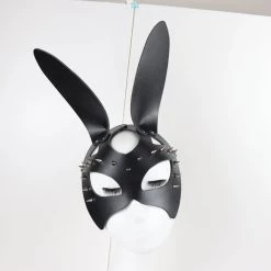 Coupon ✔️ HELLBOUND Fetish Gyokuto | MASK 🤩 -Halloween Sales UYEE Sexy Leather Cat Mask Shiny Sparkling Rhinestone Rivets Black Bdsm Fetish Erotic Halloween Masquerade Party jpg Q90 jpg 700x700