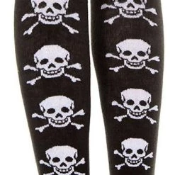 Buy 🤩 MUSIC LEGS 💀 Halloween Skull Crossbones | KNEE HIGH 🧦 SOCKS 🔔 -Halloween Sales acrylic skull print knee high socks 1 Copy 5dd0a95a 7fd8 4194 b42b cebf80e9e677 700x700