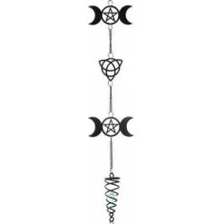 Deals 😉 ALCHEMY GOTHIC Gothic Homewares Triple Moon | HANGING DECORATION 🔥