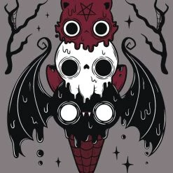 Budget ❤️ BESERK CRYPT Bats I Scream Parlour | TAPESTRY BLANKET 💯 -Halloween Sales beserk crypt i scream parlour printed tapestry 05 b7c48643 38ba 424a b1c8 c4192f320d81 700x700