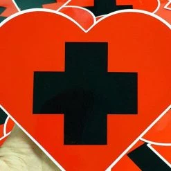 Flash Sale 🛒 BESERK CLOTHING 🎃 Halloween Beserk Heart | VINYL STICKER 😉