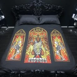 Promo 🥰 BLACKCRAFT Gothic Homewares Sunday Sermon | QUEEN DUVET COVER* 👍