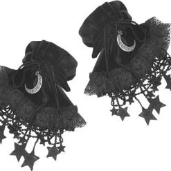 Deals ⭐ DARK IN LOVE 🦇 Halloween Starry Night | LOLITA CUFFS ✨