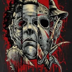 Best deal 🥰 DARKSIDE CLOTHING 🦇 Halloween Faces Of Horror | T-SHIRT 👏 -Halloween Sales darkside clothing faces of horror t shirt mens 1 60959f53 abec 46d2 862a ea6e43f91d0a 700x700