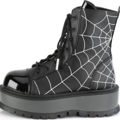 Budget 👍 DEMONIA 👟 SHOES Demonia SLACKER-88 [Black] | 🥾 BOOTS [IN STOCK] ❤️ -Halloween Sales demonia shoes slacker 88 black vegan leather pat 3 c998f2b7 71a1 4f17 a475 1fa141419e8a 700x700