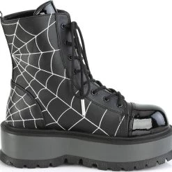 Budget 👍 DEMONIA 👟 SHOES Demonia SLACKER-88 [Black] | 🥾 BOOTS [IN STOCK] ❤️ -Halloween Sales demonia shoes slacker 88 black vegan leather pat 5 30d26e18 a9a5 4799 81be 0fc231122a61 700x700