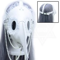 Wholesale 🌟 DEVIL666ISH 🧛 Halloween Phantom Plague Doctor [White] | MASK 🌟 -Halloween Sales devil666ish phantom plague doctor white mask 5 c8e809ae 43cb 4c2c a620 f88f55c6e144 700x700
