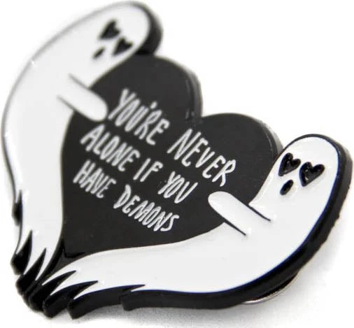 Discount π ECTOGASM Ghosts You're Never Alone If You Have Demons | GHOST ENAMEL PIN π 7 Discount π ECTOGASM Ghosts You're Never Alone If You Have Demons | GHOST ENAMEL PIN π - Image 5