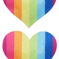 Deals 🧨 FEVER Cosplay Rainbow Heart | NIPPLE PASTIES ⌛