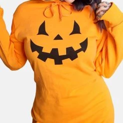 Best Pirce 🔔 FOREST INK 🦇 Halloween Haunted Hallows | HOODIE 👗 DRESS* 🥰