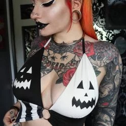 Budget 😉 FOREST INK 🎃 Halloween Jack O' Lantern [Night Shade] | O-RING HALTER TOP* 😍 -Halloween Sales forest ink night shade jack o lantern o ring halter top 7 6e16a3d0 a5f0 4db8 b469 dcf4d03361c6 700x700