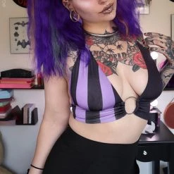 Best deal ✔️ FOREST INK Beetlejuice Nightshade | HALTER TOP 🌟 -Halloween Sales forest ink nightshade halter top 5 048682e9 d314 48b1 b602 9f313988e7c6 700x700