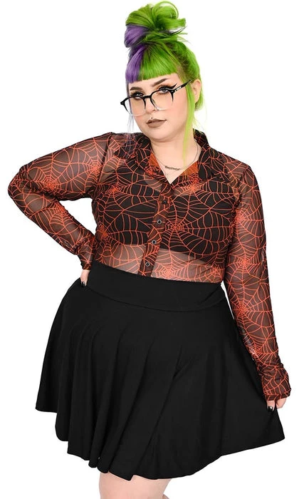 Buy โค๏ธ FOXBLOOD Corporate + Office Wear Cobweb Mesh | BUTTON UP TOP* ๐ 4 Buy โค๏ธ FOXBLOOD Corporate + Office Wear Cobweb Mesh | BUTTON UP TOP* ๐ - Image 2