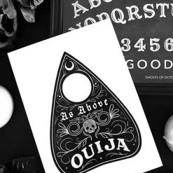 Outlet 👏 GHOSTS OF OCTOBER Gothic Homewares As Above Gothic Planchette [A5] | PRINT 🌟 -Halloween Sales ghosts of october as above gothic planchette a5 print 4 e9efdfbb 2475 4668 baa4 4b82e965a516 700x700