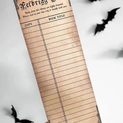 New 🛒 GHOSTS OF OCTOBER 💀 Halloween Haunted [Vintage] | LIBRARY CARD BOOKMARK ⭐ -Halloween Sales ghosts of october gothic haunted library card bookmark 2 8291e487 41f4 47df a44c ed5d52cc8494 700x700