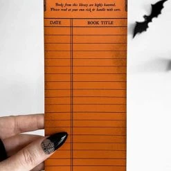 Best Pirce 🌟 GHOSTS OF OCTOBER 🎃 Halloween Haunted [Pumpkin] | LIBRARY CARD BOOKMARK 😍 -Halloween Sales ghosts of october pumpkin haunted library card bookmark 3 3d3b211e 9214 4c80 987b 628150446575 700x700