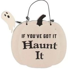 Promo 😍 GOTHIC GIFTS Bats Mini Pumpkin | HANGING SIGNS 🔥 -Halloween Sales gothic gifts mini pumpkin hanging sign display 8 700x700