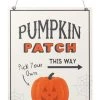 Cheapest 🥰 GOTHIC GIFTS 🦇 Halloween Pumpkin Patch | HANGING MDF SIGN 🔥
