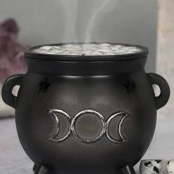 Top 10 π GOTHIC GIFTS Gothic Homewares Triple Moon Cauldron | INCENSE CONE HOLDER β