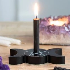 Cheapest 🛒 GOTHIC GIFTS Gothic Homewares Triple Moon | SPELL CANDLE HOLDER ✔️ -Halloween Sales gothic gifts triple moon spell candle holder 3 2257b4a8 0aed 45f7 8ea1 9c32bb485d5d 700x700