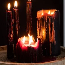 Outlet 👏 GOTHIC GIFTS Gothic Homewares Vampire Tears [4 Pack] | CANDLES 😉 -Halloween Sales gothic gifts vampire tears candles pack of 4 6 700x700