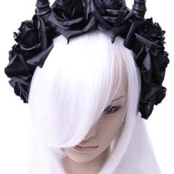 Deals ✨ RESTYLE Cosplay Maleficent & Roses | HEADBAND 👏 -Halloween Sales headband diabolical roses 1 700x700