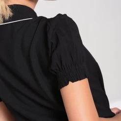 New 🔥 HELL BUNNY Corporate + Office Wear Drusilla [Black/White] | TOP 😉 -Halloween Sales hell bunny drusilla black white top 4 446fcea4 4e86 4a59 a066 a4d4b818a45e 700x700