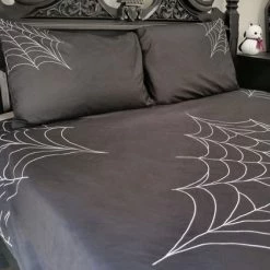Best Sale ❤️ HELLS BLANKETS Gothic Homewares Web Of Nightmares | QUEEN QUILT SET ⌛ -Halloween Sales hells blankets web of nightmares quilt set 01 bc793f1c b6d1 4613 9040 be10b5d427d0 700x700