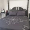 Best Sale ❤️ HELLS BLANKETS Gothic Homewares Web Of Nightmares | QUEEN QUILT SET ⌛