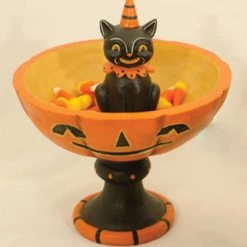 Budget 🥰 JOHANNA PARKER Cats Black Cat | TREAT STAND 🌟 -Halloween Sales johanna parker black cat treat stand 2 700x700
