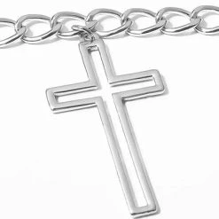 Coupon 😉 KATAKOMB 🦇 Halloween Cross [Silver] | CHAIN BELT ✨ -Halloween Sales katakomb cross silver chain belt 3 ec6e287f e1e8 4bba aa5f 0cb95dcf08ae 700x700