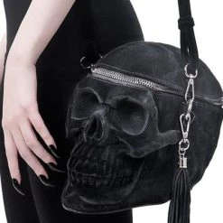 Budget ⭐ KILLSTAR 💀 Halloween Grave Digger [Black Velvet] | SKULL 👜 HANDBAG" 🤩 -Halloween Sales killstar grave digger velvet skull handbag 2 9da87908 365a 4d29 a7b1 ae30a4290817 700x700
