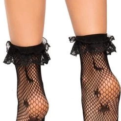 Discount 🧨 LEG AVENUE 🧛 Halloween Galaxy Net Ruffle | ANKLE 🧦 SOCKS ❤️ -Halloween Sales leg avenue galaxy fishnet anklet socks 2 f38b5430 a8fd 47f6 921c 41e1e59ac3ad 700x700