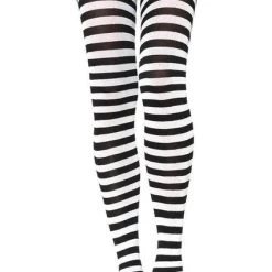 Flash Sale 👏 LEG AVENUE Cosplay Jada Striped [Black/White] | TIGHTS 🎁 -Halloween Sales leg avenue nylon stripe black white tights 1 862ad368 fb4a 4ffb 9fb7 f929306151d1 700x700