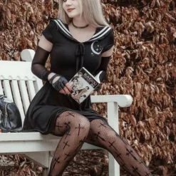 Best reviews of 🎁 LEG AVENUE 🦇 Halloween Worship Me | NET TIGHTS 🔔 -Halloween Sales leg avenue worship me net tights 4 700x700