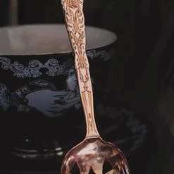 Deals 🧨 LIVELY GHOSTS Gothic Homewares Haunted Hallows [Rose Gold] | TEA SPOON 👍
