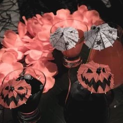 Best Pirce 🎁 LIVELY GHOSTS 🎃 Halloween Haunted Spirits Pumpkin | COCKTAIL UMBRELLA [15 Pack] 😉 -Halloween Sales lively ghosts haunted spirits pumpkin cocktail umbrella 6 3d944198 3244 4ad8 b438 7988f895a5a6 700x700