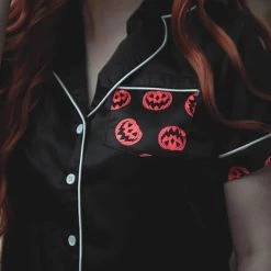 Best Sale ✨ LIVELY GHOSTS 🎃 Halloween Nocturnal Autumn | SLEEPWEAR SET` 🎁 -Halloween Sales lively ghosts nocturnal autumn sleepwear set 14 700x700